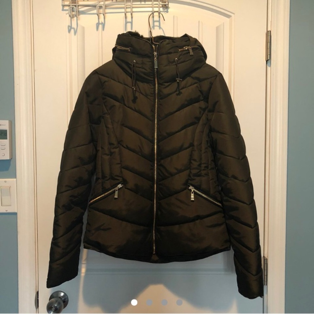 Green Hooded Winter Jacket